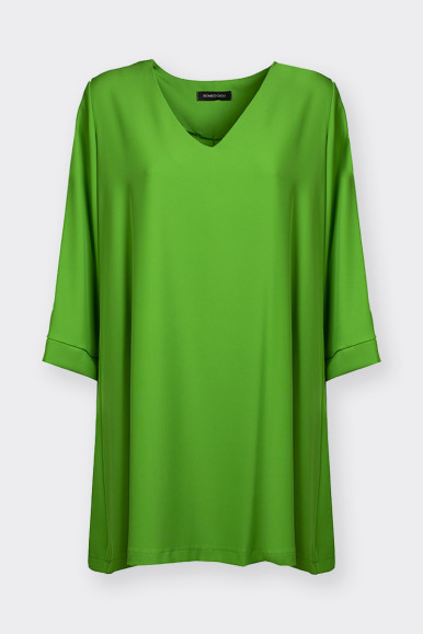 GREEN "BAG" DRESS BY ROMEO GIGLI 