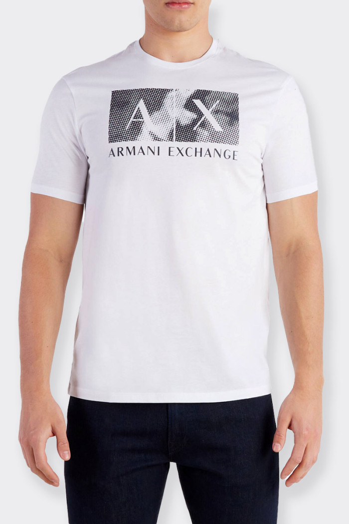 Armani Exchange ARMANI EXCHANGE REGULAR FIT LOGO POP T-SHIRT