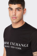 Armani Exchange T-SHIRT MILANO NEW YORK NERA