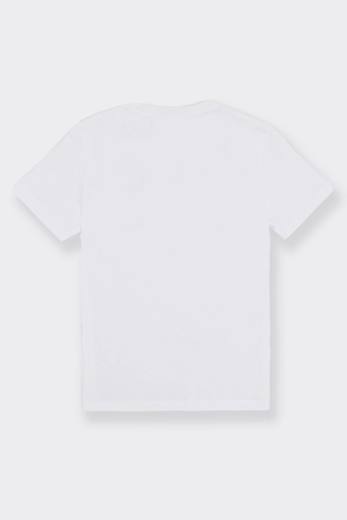 t-shirt Emporio Armani EA7 a maniche per bambino e ragazzo realizzata in fresco e morbido cotone. Impreziosita con il logo EA7, 