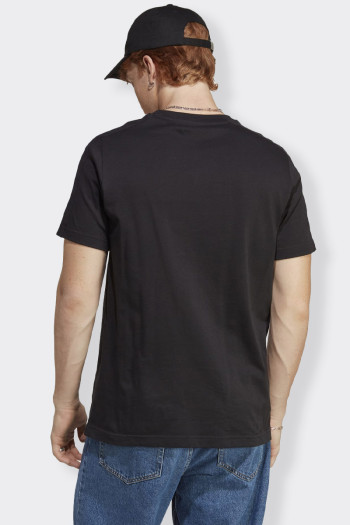ESSENTIAL BLACK T-SHIRT IN ADIDAS JERSEY 