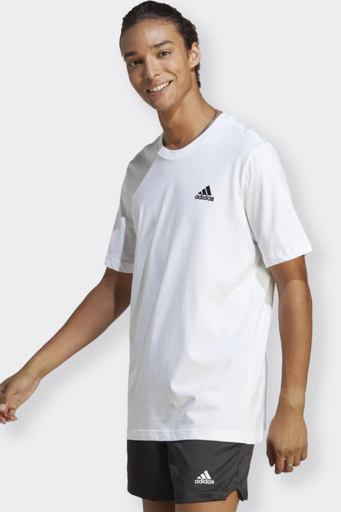 Adidas T-SHIRT ESSENTIAL IN JERSEY OFF WHITE