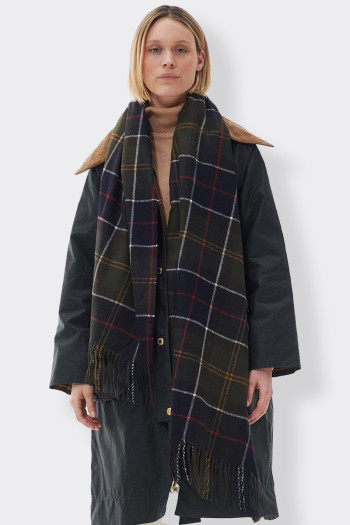 BARBOUR STANWAY CAPE SCARF 