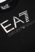 EA7 Emporio Armani BLACK T-SHIRT JUNIOR LONG SLEEVE