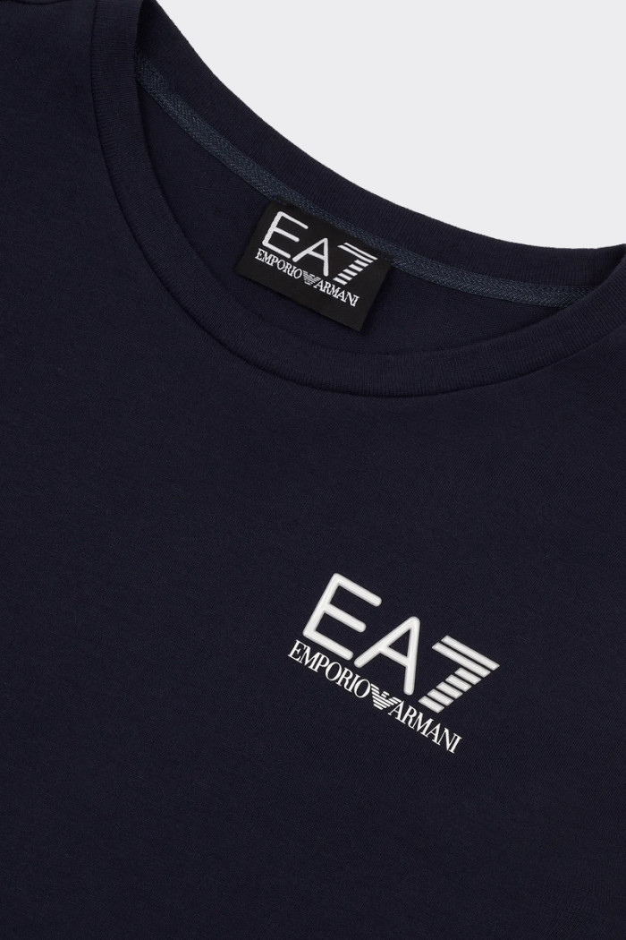 EA7 Emporio Armani IDENTITY BLUE T-SHIRT LONG SLEEVES