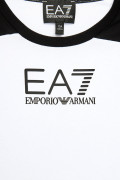 EA7 Emporio Armani LONG-SLEEVED COLOUR BLOCK T-SHIRT