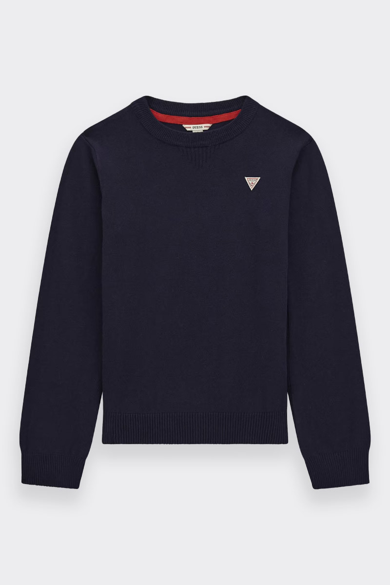BLUE JUMPER WITH GUESS LOGO 