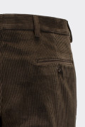 BROWN VELVET TROUSERS BY ROMEO GIGLI 