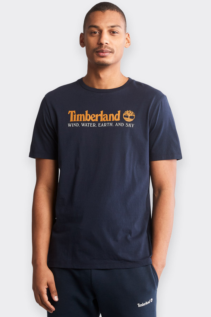 Timberland T-SHIRT GIROCOLLO BLU MARINE