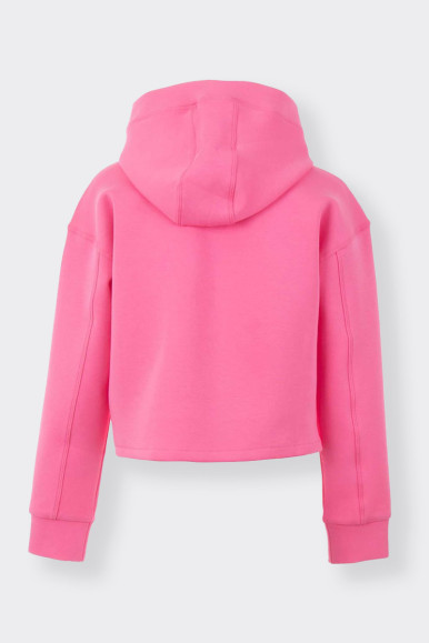 HOODIE WITH FUXIA GUESS HOOD 