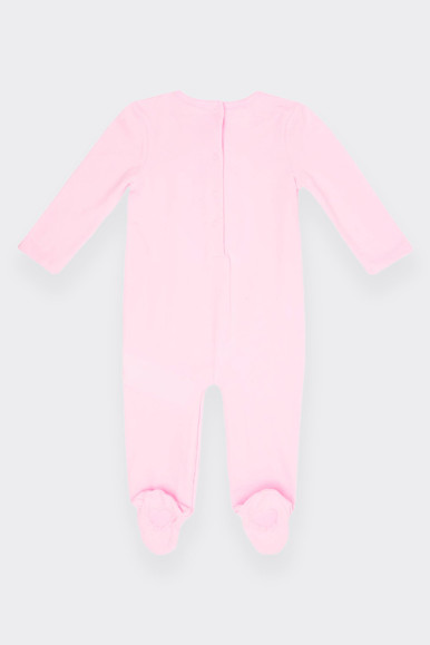 BABY PINK TEDDY BEAR SLEEPSUIT GUESS 