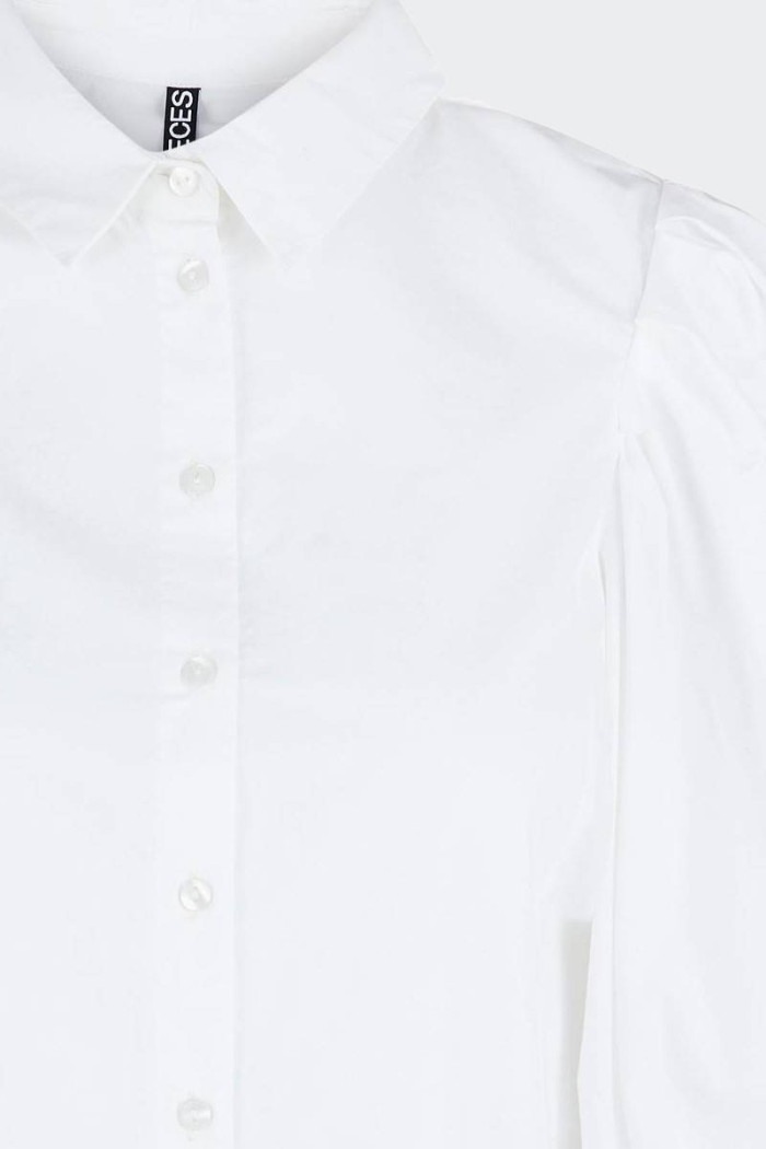 Camicia Pieces da donna classica in cotone ideale per i tuoi outfit formali o casual