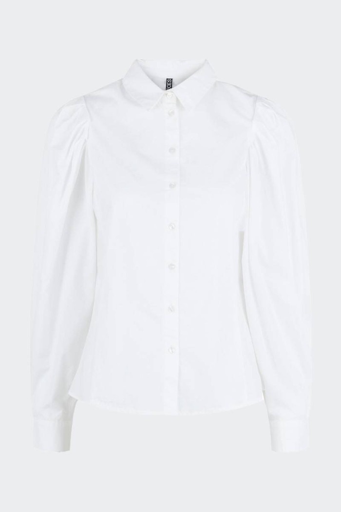 Camicia Pieces da donna classica in cotone ideale per i tuoi outfit formali o casual