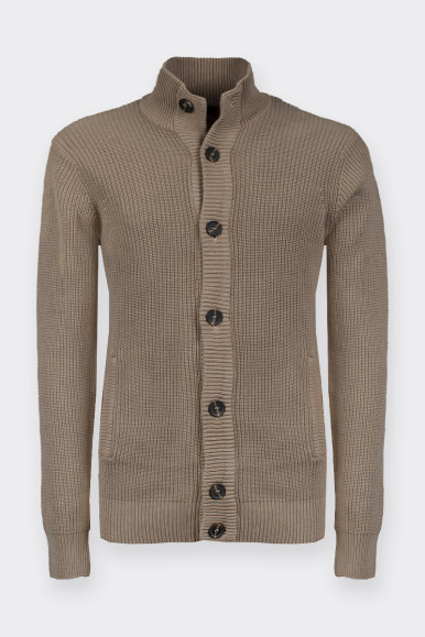 CARDIGAN BEIGE WITH BUTTONS ROMEO GIGLI 