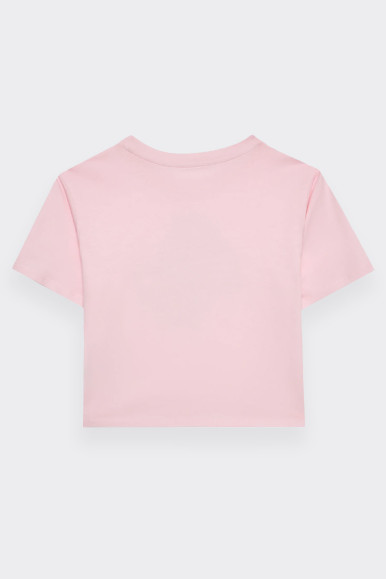 Guess T-SHIRT WITH 4G LOGO PRINT PINK