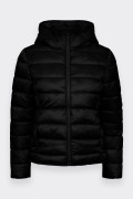 Pieces HALF-WEIGHT DOWN JACKET WITH HOOD BLACK